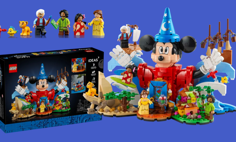 Ideia para presente da Disney: o feiticeiro Mickey Lego Diorama ganha o primeiro grande desconto