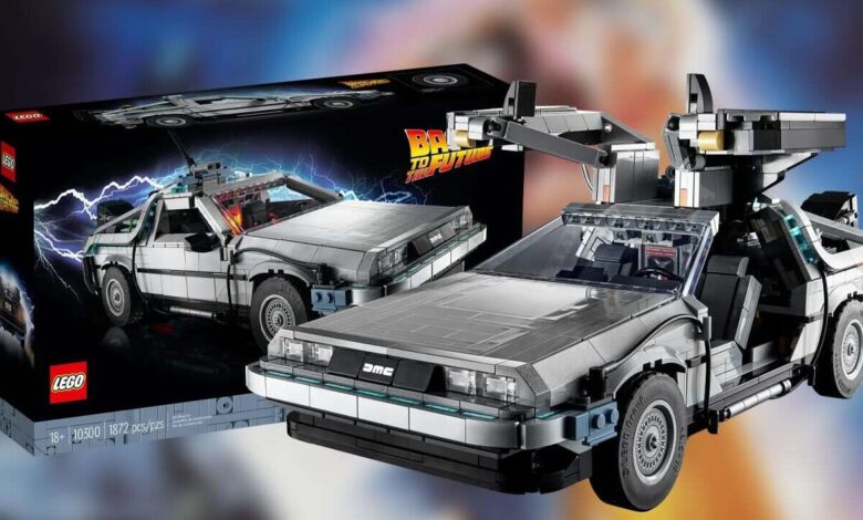 De volta para o futuro conjunto DeLorean Lego ganha desconto raro no Walmart