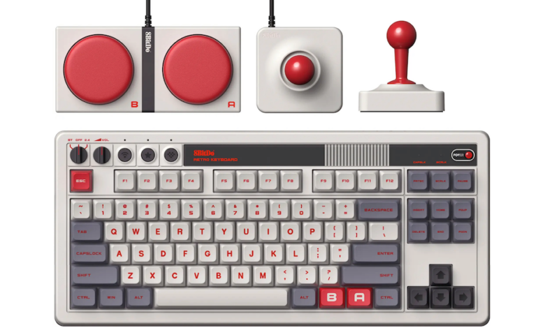 O teclado sem fio 8BitDo com tema NES e joystick custa apenas US $ 70 hoje (10 de dezembro)