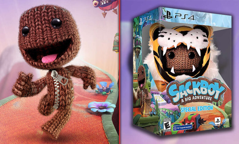 Sackboy para PC custa apenas US $ 12,59 na Amazon, a edição especial do PS5 com pelúcia custa US $ 50