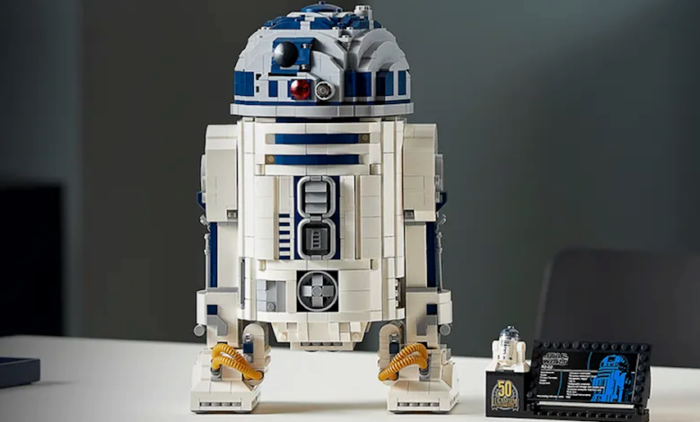 Modelo de exibição Lego Star Wars R2-D2 difícil de encontrar obtém desconto extremamente raro no Walmart