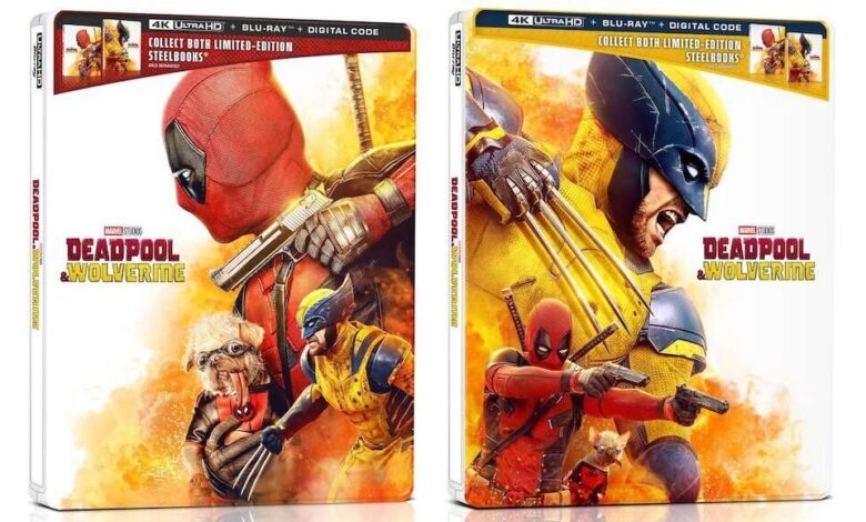 Deadpool e Wolverine 4K Blu-Ray Steelbooks ganham grandes descontos na Amazon