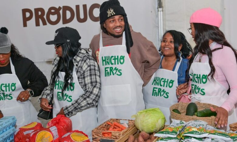 Evento 'Huncho Farms' de Quavo fornece comida para 500 famílias de Atlanta