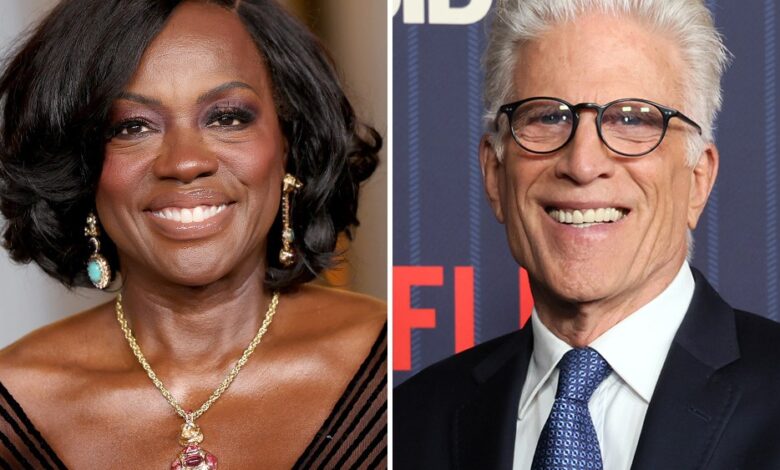 Gala de homenageada do Globo de Ouro para Viola Davis, Ted Danson; Almoço do Indicado