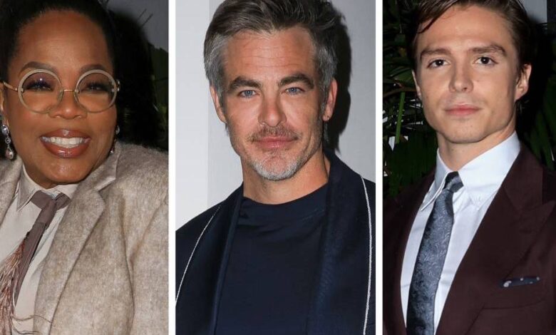 Oprah Winfrey, Chris Pine e Nicholas Alexander Chavez comemoram Brunello Cucinelli (FOTOS)