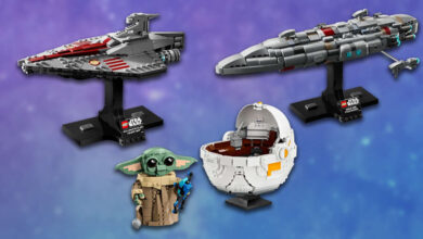 Seis novos conjuntos de Lego de Star Wars disponíveis agora, incluindo Baby Yoda e o Hover Pram