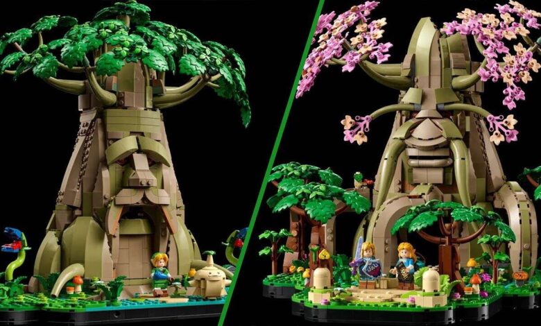 O conjunto Legend Of Zelda Lego de 2.500 peças já está disponível na Amazon