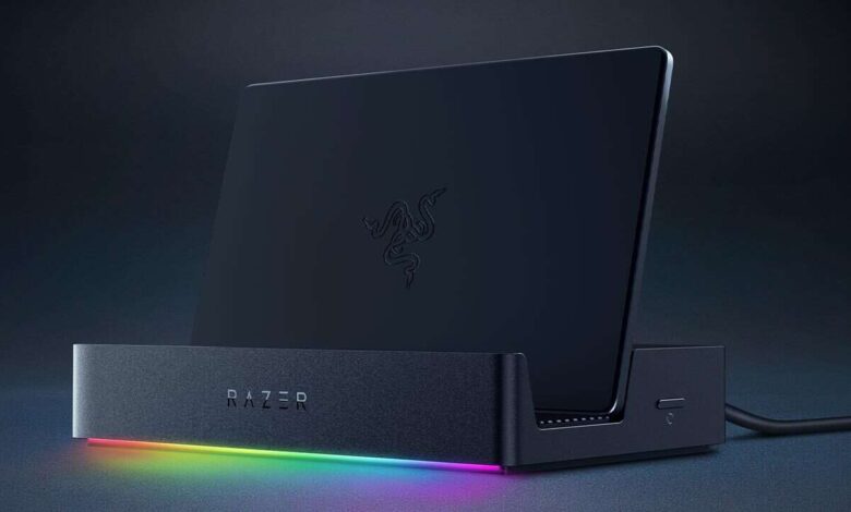 A Razer está lançando um dock portátil para Steam Deck, PCs portáteis e dispositivos móveis