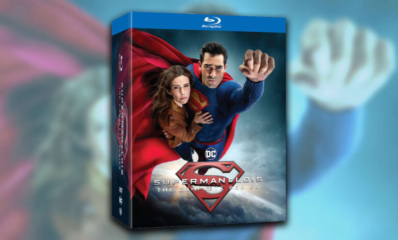 A série de TV Live Action Superman e Lois recebendo um conjunto de Blu-Ray antes do novo filme do Superman