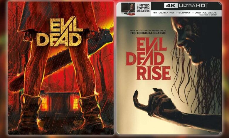 Dois filmes de Evil Dead ganham Steelbooks exclusivos do Walmart