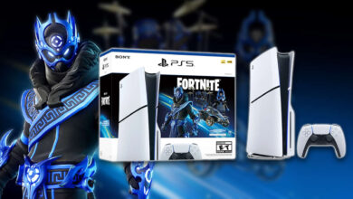 PS5 Slim Fortnite Cobalt Star Edition de volta ao estoque e com desconto