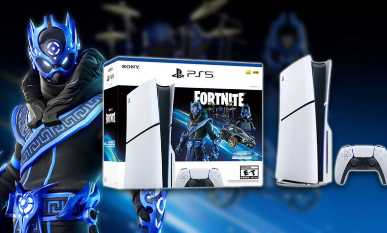 PS5 Slim Fortnite Cobalt Star Edition de volta ao estoque e com desconto