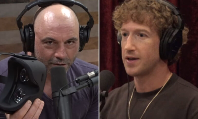 Mark Zuckerberg encerra o grande pedido de jogos VR de Joe Rogan