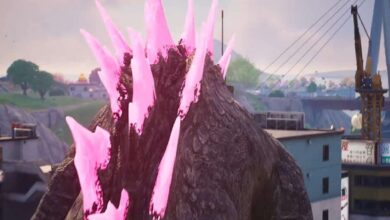 Um Godzilla em tamanho real está travando Fortnite Battle Royale esta semana