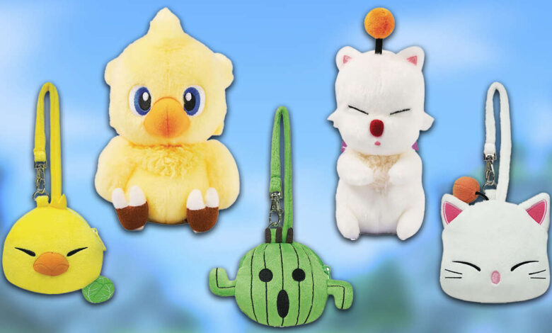 Novo Final Fantasy Moogle, Chocobo e Cactuar Plushes serão lançados este ano