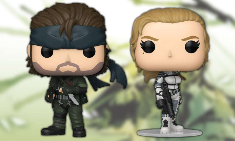 Figuras oficiais do Metal Gear Solid Delta Funko Pop lançadas em março