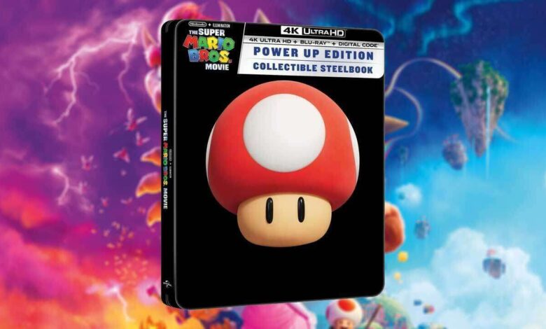 Super Mario Movie 4K Steelbook reabastecido por US $ 28 e uma nova edição limitada será lançada em março