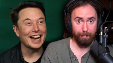 elon musk and asmongold with poe 2 background