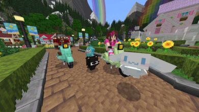 Agora você pode construir uma fazenda fofa com Hello Kitty e seus amigos no Minecraft