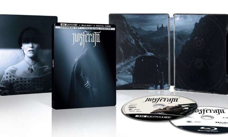 Nosferatu 4K Blu-Ray Steelbook Pré-encomendas reabastecidas, inclui corte estendido