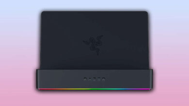 O Dock Chroma portátil da Razer é simples, mas com design inteligente