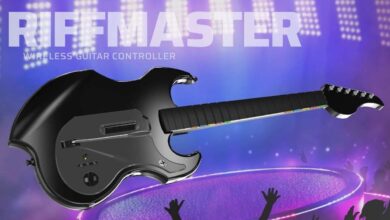 Controlador de guitarra sem fio Fortnite Festival Riffmaster ganha desconto raro