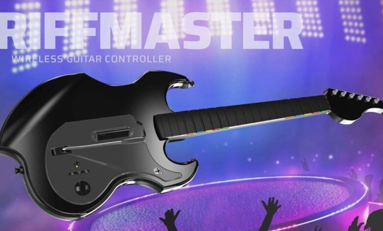 Controlador de guitarra sem fio Fortnite Festival Riffmaster ganha desconto raro