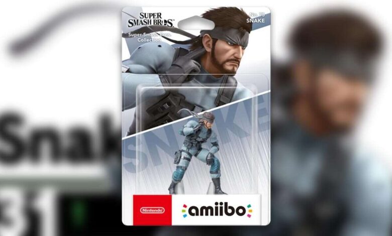 Metal Gear Solid Snake Amiibo está sendo reimpresso – pré-encomende na Best Buy