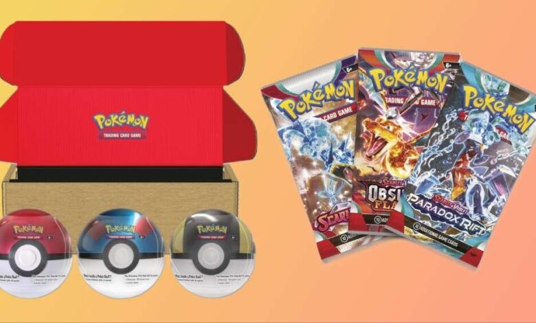 Amazon exclusivo Pokemon TCG Poke Ball Tin Pactles Obtenha os primeiros descontos