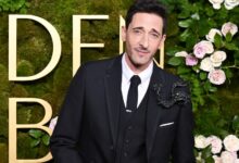 Adrien Brody ganha o Globo de Ouro e quase chora no discurso