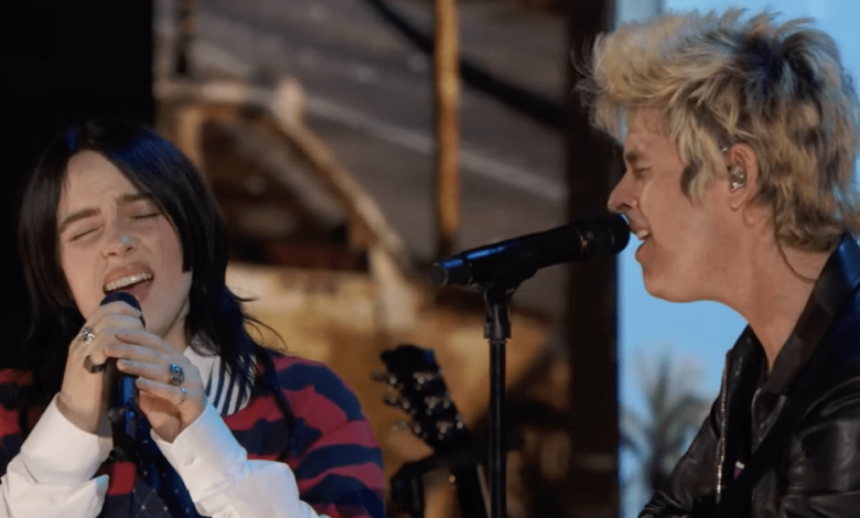 Billie Eilish se junta ao Green Day para o FireAid em 'Last Night on Earth'