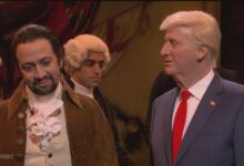 Cameo 'SNL' de Lin-Manuel Miranda quando Alexander Hamilton interrompeu