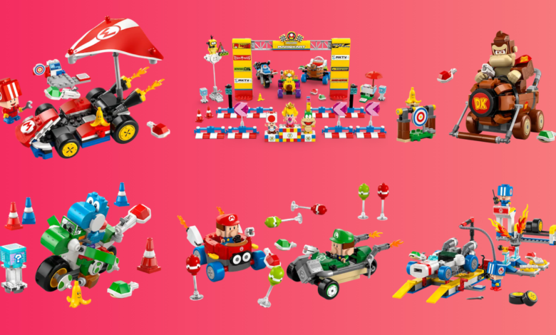 Conjuntos Mario Kart Lego já estão disponíveis – Confira todos os seis da linha de lançamento