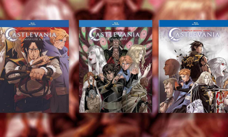 Conjuntos de Blu-Ray da série animada Castlevania com desconto na Amazon