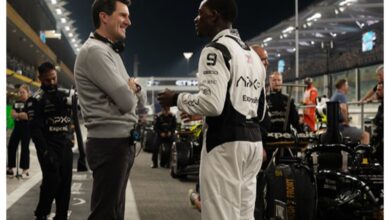 Filme 'F1' estrelado por Brad Pitt filmado no Grande Prêmio de Abu Dhabi