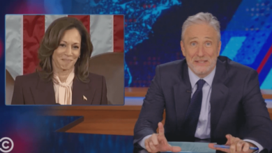 Jon Stewart sobre Kamala Harris certificando a eleição de Donald Trump