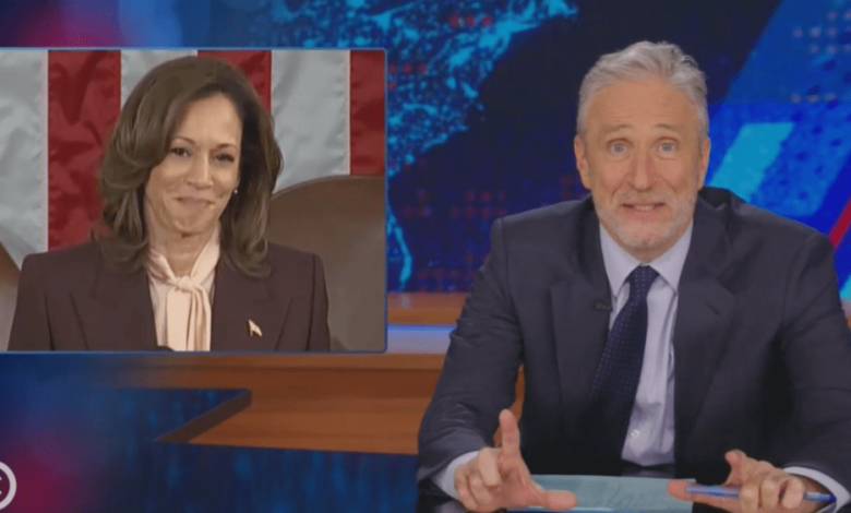 Jon Stewart sobre Kamala Harris certificando a eleição de Donald Trump