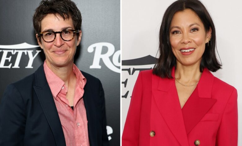 MSNBC tem novas funções para Rachel Maddow e Alex Wagner no início da Trump Run