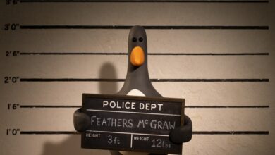 O novo filme Wallace & Gromit da Netflix faz de Feathers McGraw o herói