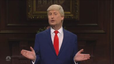 James Austin Johnson as President Donald Trump on "Saturday Night Live"