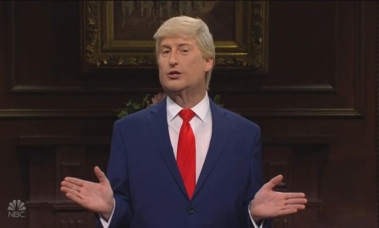 James Austin Johnson as President Donald Trump on "Saturday Night Live"