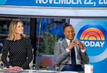 Savannah Guthrie e Craig Melvin prontos para o novo dia no 'Today' da NBC