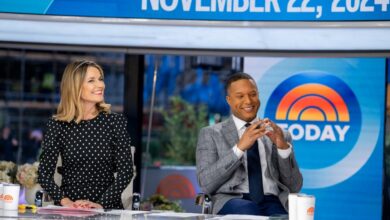 Savannah Guthrie e Craig Melvin prontos para o novo dia no 'Today' da NBC