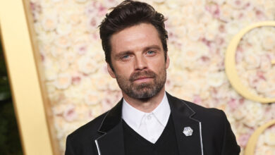 US-Romanian actor Sebastian Stan arrives for the 82nd annual Golden Globe Awards at the Beverly Hilton hotel in Beverly Hills, California, on January 5, 2025. (Photo by Etienne Laurent / AFP) (Photo by ETIENNE LAURENT/AFP via Getty Images)