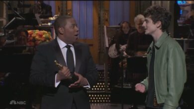 Timothée Chalamet perde Oscar para Kenan Thompson no monólogo 'SNL'