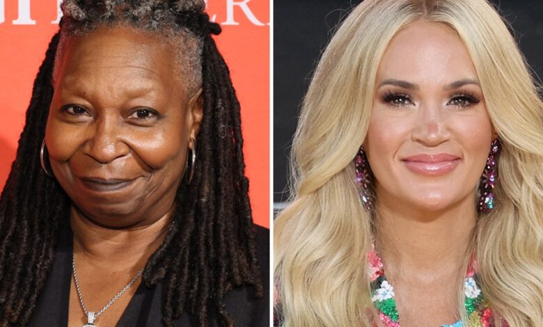 Whoopi Goldberg defende Carrie Underwood na posse de Trump