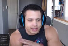 Tyler1 shocked in Twitch camera.