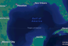 Apple Maps- Gulf of America