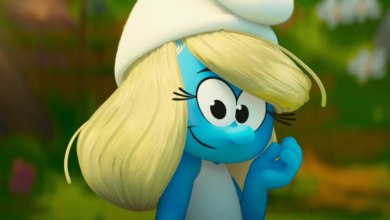 O novo trailer de filme de Smurfs de Rihanna fica meio difícil