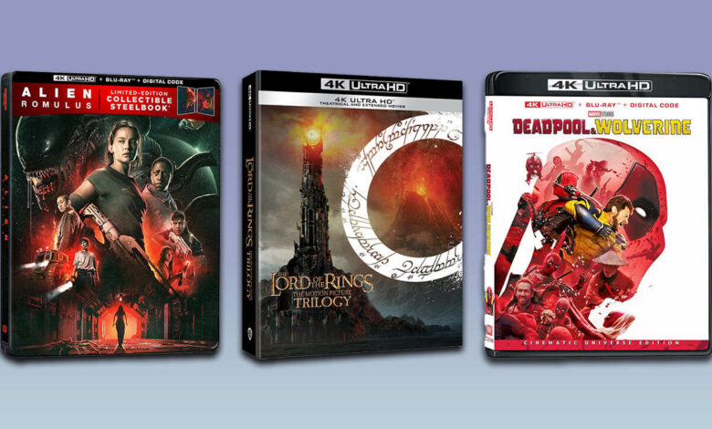 Venda massiva de Blu -ray em 4K na Amazon - Alien: Romulus, Deadpool & Wolverine e muito mais